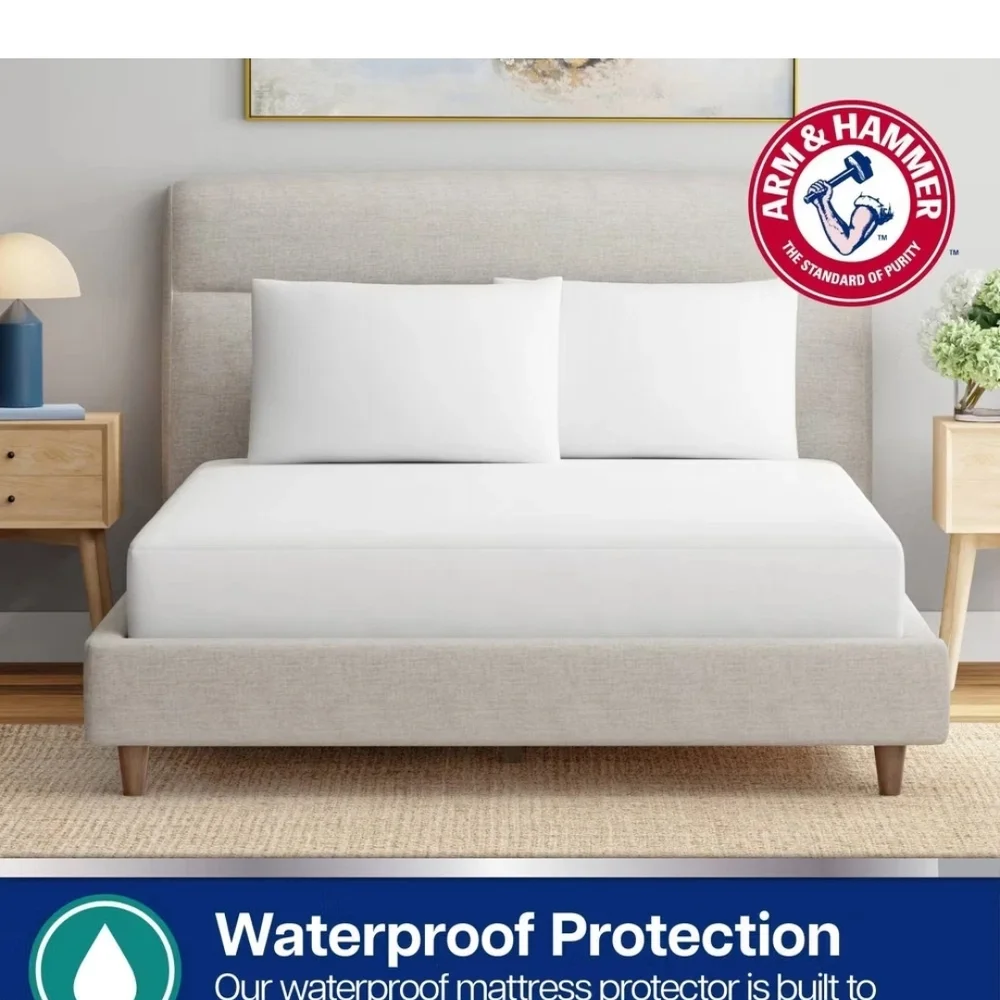 Arm & Hammer Twin / Twin Xl Soft Terry Mattress Protector